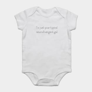 Neurodivergent girl/woman Baby Bodysuit